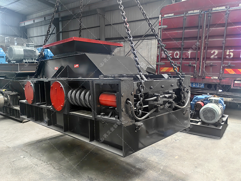 2PG800x600中型對輥制砂機發(fā)貨 石英砂制砂