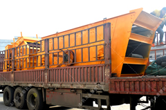 圓振動篩砂機發(fā)往重慶篩沙