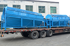 6臺小型滾筒篩發(fā)往陜西篩分石英砂