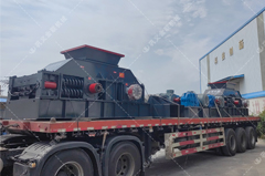 2PG1208鵝卵石制砂機(jī)發(fā)往四川